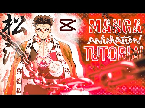 Capcut Manga Animation Tutorial | Tears Animation + Water Animation (Part 6)