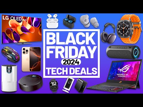 Black Friday Tech Deals 2024 - Top 50 Tech #BlackFridayDeals