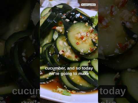 Spicy Cucumber Salad #shorts