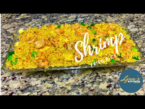 One Pot Meal Shrimp Fried Rice Easy Recipe  #OnePotMeal #Praycookrepeat #LynnsKitchen