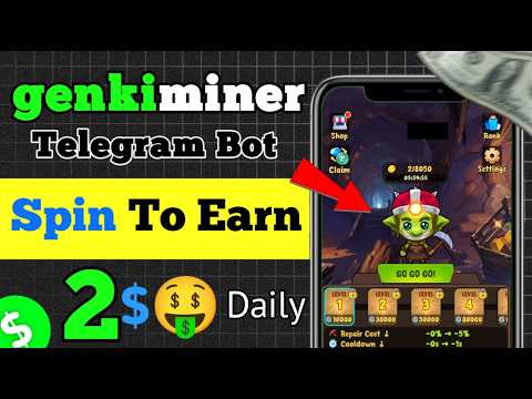 Genkiminer Payment Proof 🤑| Genkiminer New Telegram Bot | Earn Daily without investment | Genkiminer