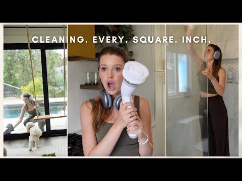 MASSIVE deep clean, refresh + reset with me. (we find lots of dust + grime)