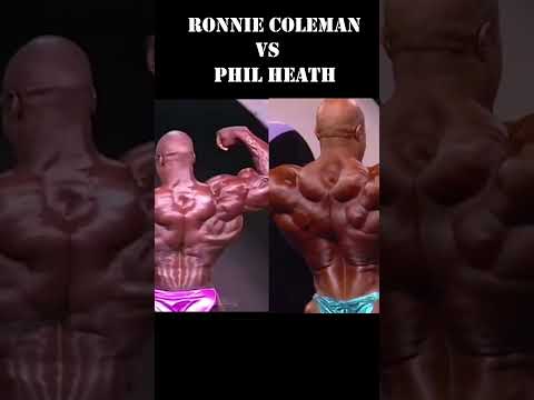 RONNIE COLEMAN VS PHIL HEATH #shorts #bodybuilding #gym #mrolympia