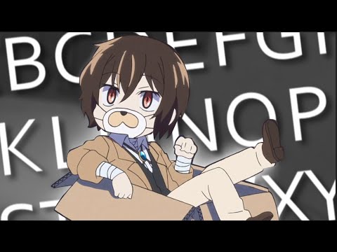 Learn The Alphabet With SUB Bungou Stray Dogs WAN