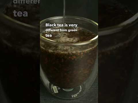 What makes black tea different from green tea? ☕️ #blacktea #greentea #japanesetea