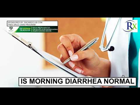 Is Morning Diarrhea Normal