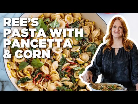 Ree Drummond's Pasta with Pancetta and Corn | The Pioneer Woman | Food Network