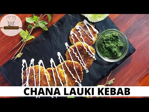 Lauki Chana Kebab Recipe | Super Tasty 😋 and Healthy Starter | Veg Kabab Recipe