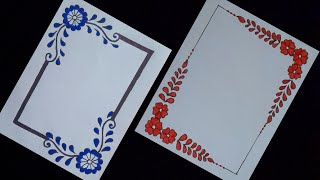 PROJECT DESIGN /PROJECT WORK DESIGNS/BEAUTIFUL BORDER DESIGNS