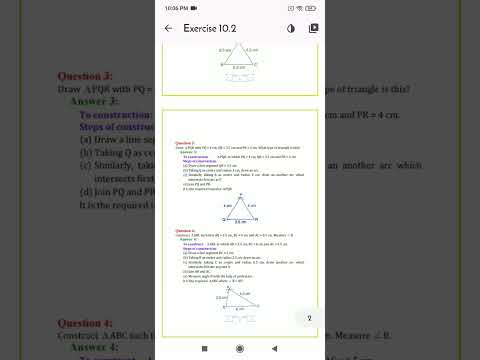 Class 7 maths ch 10 practical geometry ex 10.2 solution #arithmetic #mathproblems #mathlogic