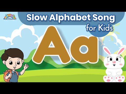 Alphabet Song for Kids | ABC Song  Little Children | Slow and Fast Alphabet Song | Reading for Kids