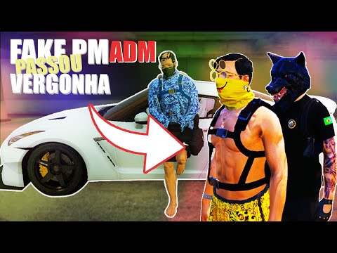 USEI HACK PRA VIRAR PM E OS ADMS PASSOU VERGONHA NESSE VIDEO GTA RP