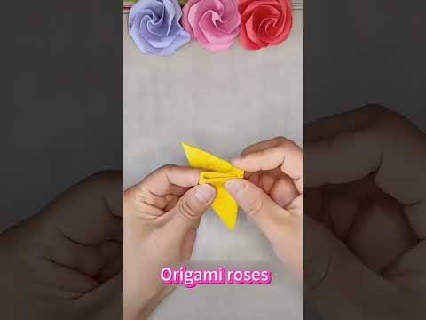 DIY paper craft flowers home decorations gift idea #foryou #tiktok #fyp #gift #craft