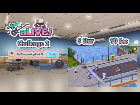 Blue Archive Global - ive aLIVE! Challenge 2 (3 Star & 90 Sec Clear)