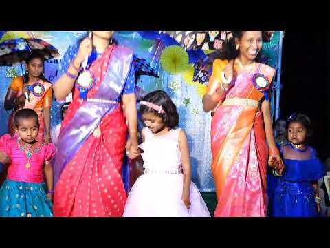 Teacher and student dance at gangeya high school chilvakodur