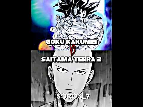 GOKU KAKUMEI VS SAITAMA TERRA 2