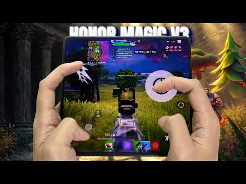 Honor Magic V3 Fortnite Gameplay | Snapdragon 8 Gen 3