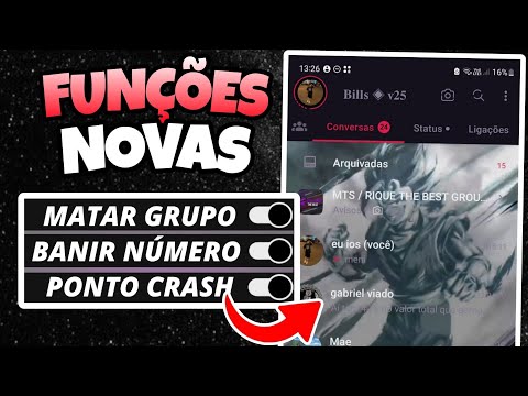 🔥 BANE NÚMERO!! MELHOR WHATSAPP IMUNE (puxa dados) com PONTO CRASH e MUITO MAIS! | BILLS V25