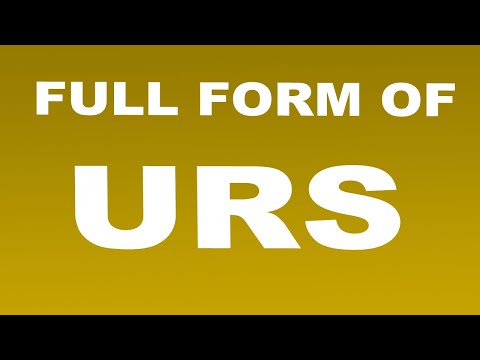 Full Form of URS | What is URS Full Form | URS Abbreviation