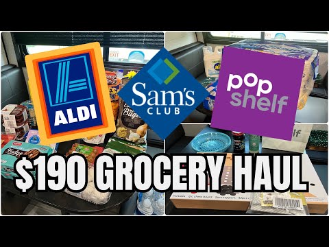 Stocking up on our Favorites from ALDI + SAMS CLUB & POP SHELF HAUL