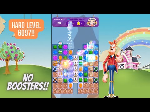 Candy Crush Saga Level 6097 | No Boosters