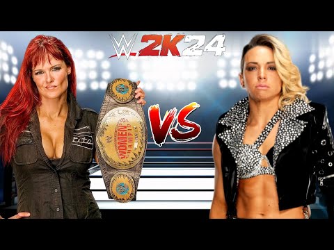 WWE 2K24 ZOEY STARK VS. LITA FOR THE WWE WOMENS CHAMPIONSHIP BELT!