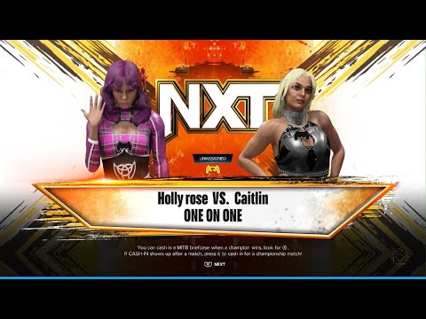 WWE 2K24 AWA Wrestling: Holly rose vs Caitlin