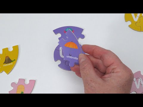 Alphabet Letter U V W Sounds for Kids! Puzzle Fun for Kids!!