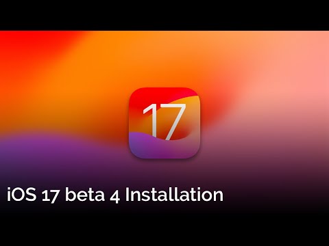 iOS 17 beta 4 Installation