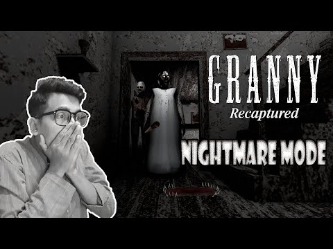 Granny recaptured nightmare mode gameplay Hindi | Survive in Nightmare mode in Granny Recaptured