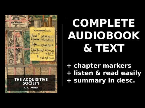 The Acquisitive Society 🌟 By R. H. Tawney FULL Audiobook