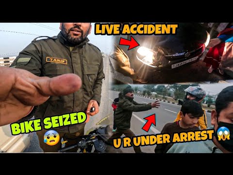 Dabang Police Officer Attack On me😰|20 BIKES Seized 😭| 15 Rider ARRESTED😢| DRUNK Rider😓 | Must Watch