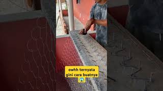 ANYAMAN kain kawat manual#shortvideo #kreatif #ilmubaru#kainkawatmanual