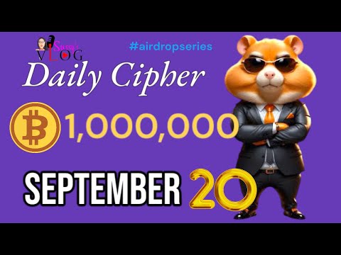 20 September Hamster Kombat Daily Cipher Code