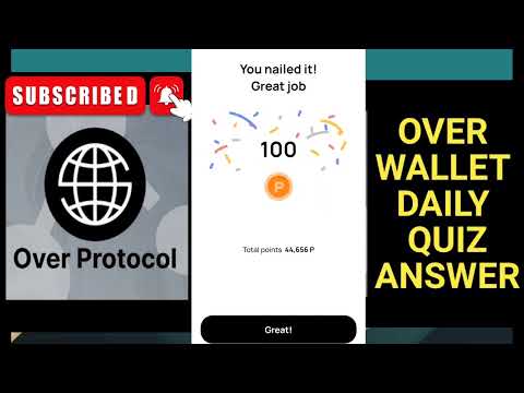 Over Wallet Quiz Answer Today  |today's over wallet quiz answer |Over WalletQuiz #overwallet