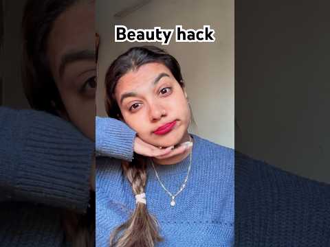 We have tried this viral beauty hack ..  #beutyhack #hairhack #makeup #electiondate #hackbeauty