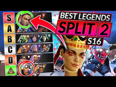 NEW LEGENDS TIER LIST for SPLIT 2 of Season 16 - EVERY LEGEND RANKED - Apex Legends Guide