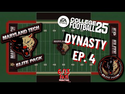 I Created a College Football Program | Ep 4 - Maryland Tech EA College Football 25 Teambuilder