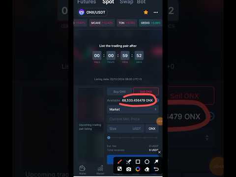 Onx Token Selling on onus Exchange || Onx Token Sell || Onx Token New Update