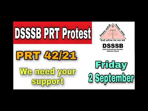 DSSSB PRT 42/21 RESULT PROTEST // FRIDAY 2 SEPTEMBER 2022 // Protest for result #dsssb #dsssbprt