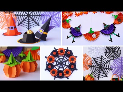 5 DIY Halloween Decoration Ideas 2022 | Halloween Crafts Ideas | DIY Halloween | Easy Paper Crafts