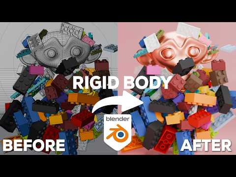 Blender Rigid Body Simulations || Blender Physics Simulations Tutorial