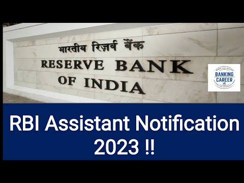 Update about RBI Assistant 2023 Notification !!