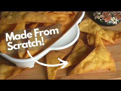 Homemade Nacho Chips ~ Make Restaurant Style Nacho Chips At Home