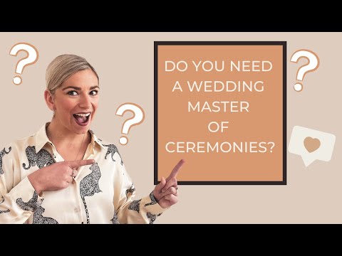 Do you need a wedding Master of ceremonies?