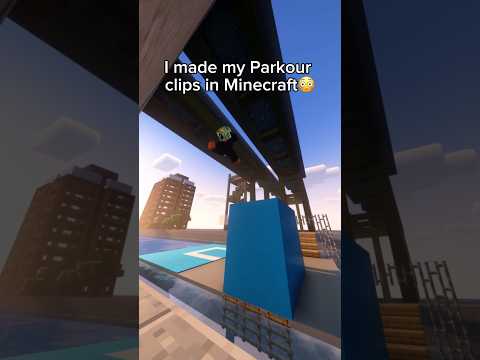 Parkour water challenge but it’s Minecraft😳 Edited by: @ivve6806 #parkour #minecraft #shorts