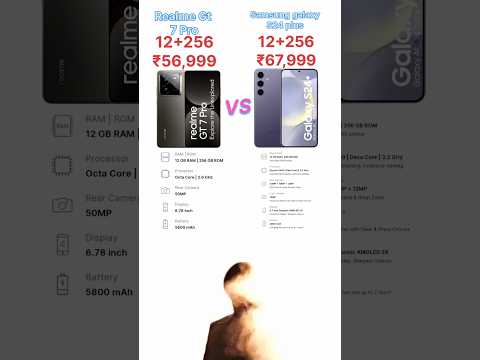 Realme gt 7 pro vs Samsung galaxy S24 plus 👍👍 trending searches videos 😲 vairal shorts #shortsfeed