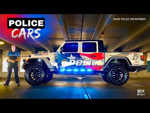 POLICE CARS: Lifted JEEP GLADIATOR 4x4 (Davie Police Department)