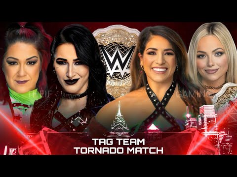 WWE 2K24 • Tornado Tag Team Match - Bayley Rhea Ripley VS Raquel Rodriguez Liv Morgan | WWE