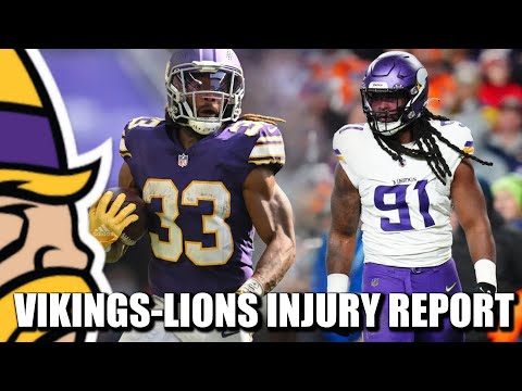 Second Vikings-Lions Injury Report: Aaron Jones Still Limited, Patrick Jones II DNP